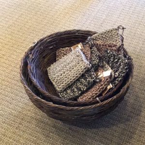 Woven Vine & Metal Basket Set