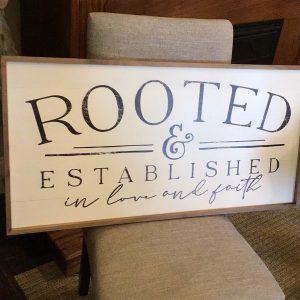 Rooted and Established White